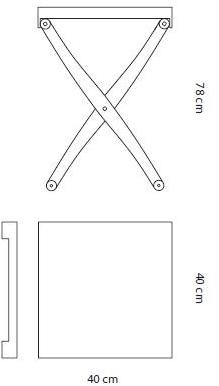 ManifestoDesign Высокий квадратный стол из массива дерева Branda sun-id-1445979 - Вид №4