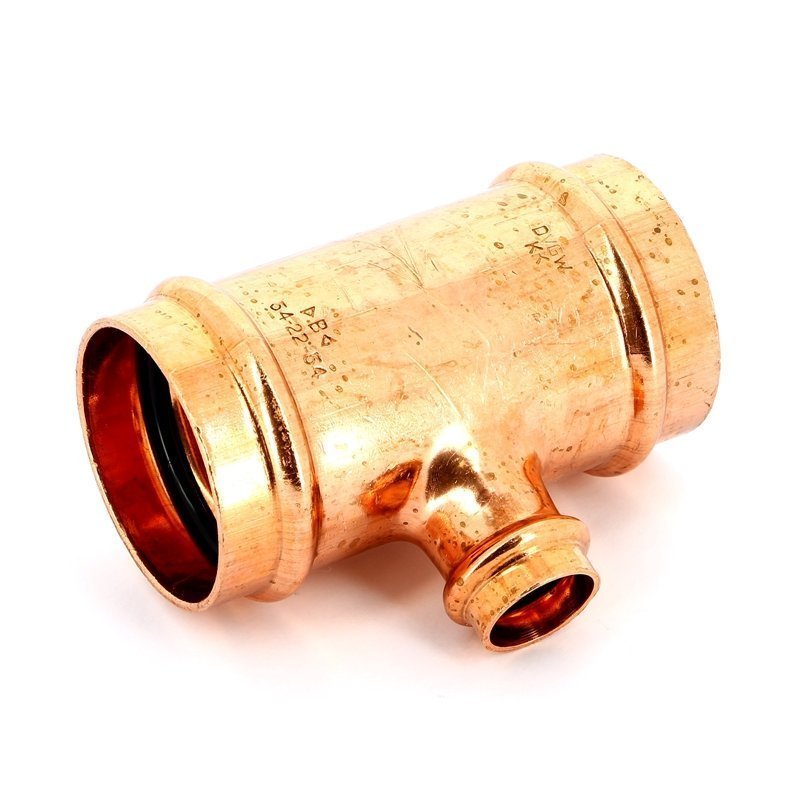 Тройник пресс 54x22x54 медный IBP P513005422054 - Вид №1
