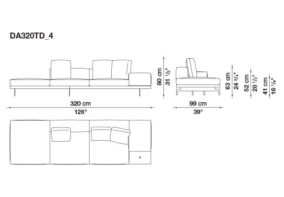 3-местный тканевый диван B&B Italia док ARCH-00033457 - Вид №163