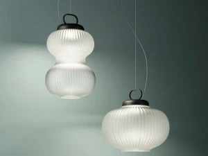 FontanaArte Подвесной светильник из дутого стекла Kanji