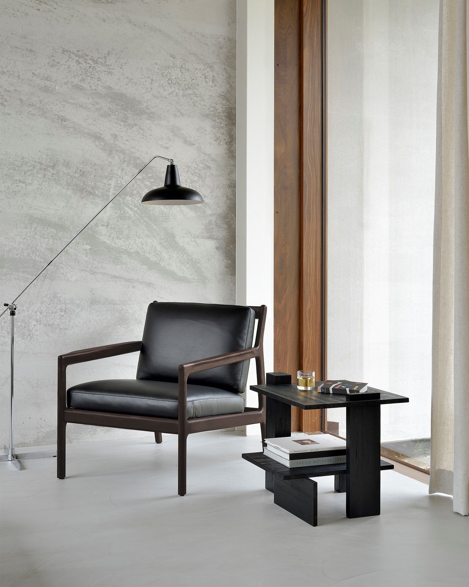 Кожаное кресло с подлокотниками Ethnicraft Джек ARCH-00135812 - Вид №8