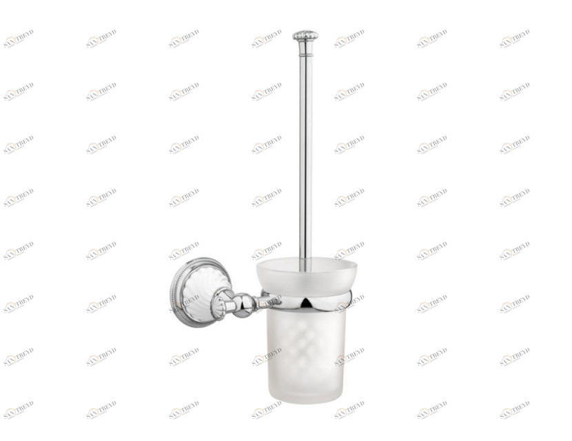 233584.SL00.62 Подставка для ершика из фарфора витая Сатин никель Mestre Artica