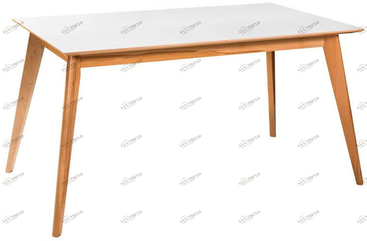 504 Стол раскладной Лунд белая столешница, 140 см R-HOME 4003329H