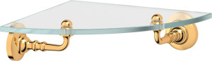 STI 218 Полка угловая с держателями 22 cm 3SC STILMAR GOLD