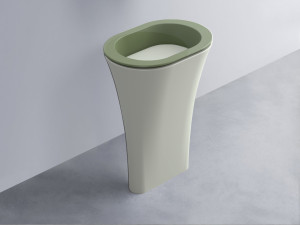 AMLA65-AG+AMPILO-PM+AMCOLO-PM Раковина Amedeo Ovale отдельностоящая cielo Enjoy + Amedeo