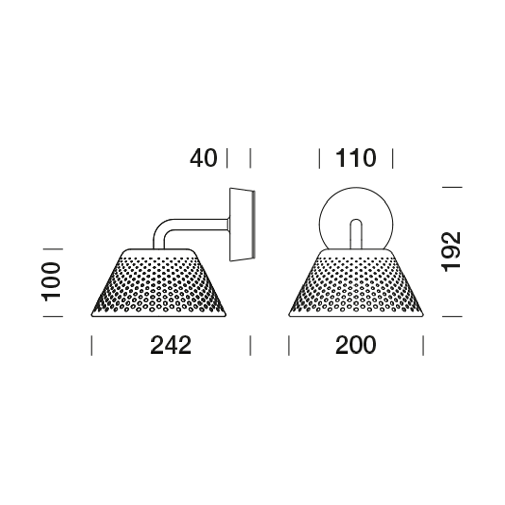 3210166 Подсветка стены Platek MESH Applique  MESH - LED 4000K 87°  - Вид №10