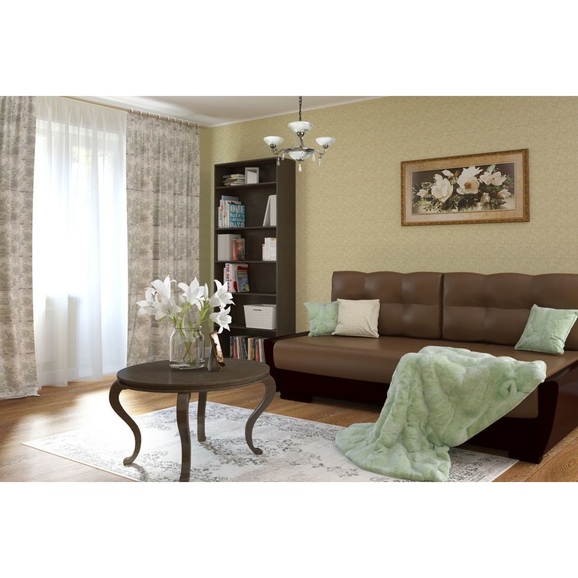 18142904 Стеллаж Кабуки 60x201x28 см, ЛДСП, цвет венге Santreyd  - Вид №5