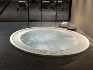 9-местный круглый мини-бассейн с хромотерапией