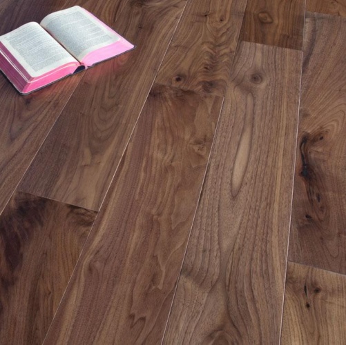 Массивная доска Magestik floor Под лаком (экзотика) (300-1820)x150x18мм Орех американский Натур (Гладкая) 300-1820х150 мм MGK Magestic floor 2600300143 - Вид №2