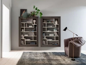 Devina Nais Подвесной книжный шкаф из массива дерева