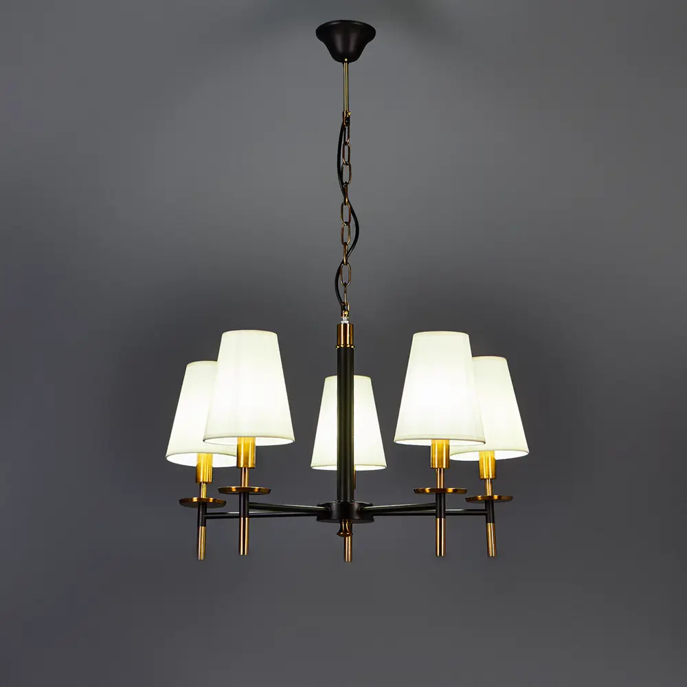 Люстра Arte Lamp Riccardo - 5-рожковая потолочная в черном цвете 89364889 STLM-1387120 - Вид №1