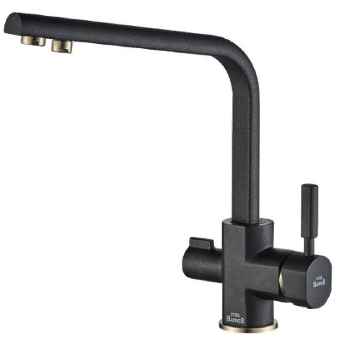 Steel Hammer SH 909 Black BR Смеситель для кухни Zorg  - Вид №1