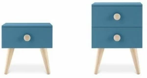 Nidi Лаковая прикроватная тумба с ящиками Woody