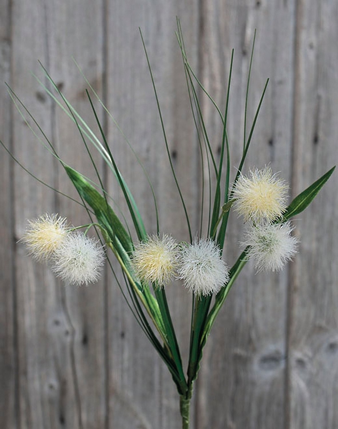 5135 807 a2 Мяч из искусственной травы, 39 см, зелено-белый H-andreas  - Вид №2