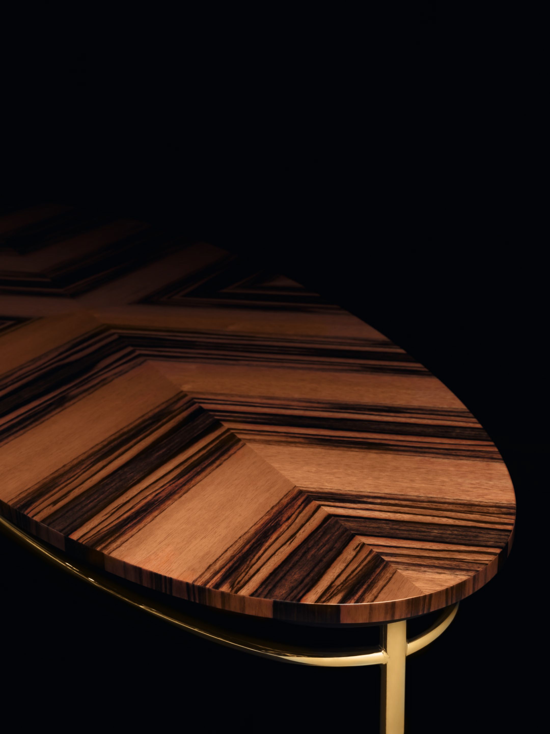 Деревянный овальный журнальный столик Former In Italia TOBIA ARCH-00095127 - Вид №4