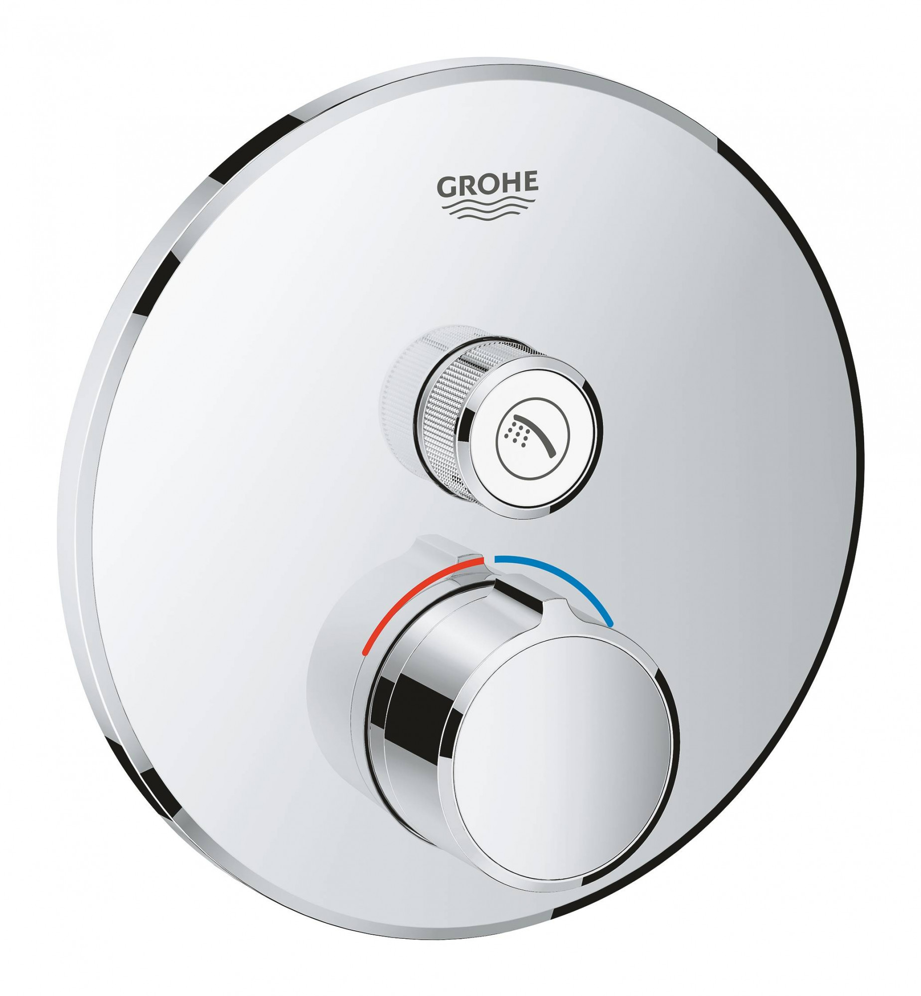 Внешняя часть смесителя GROHE Grohtherm SmartControl на 1 выход, хром (29144000)