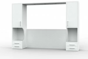 Mobilspazio Изголовье для хранения вещей со встроенными прикроватными тумбочками для гостиниц Zeus