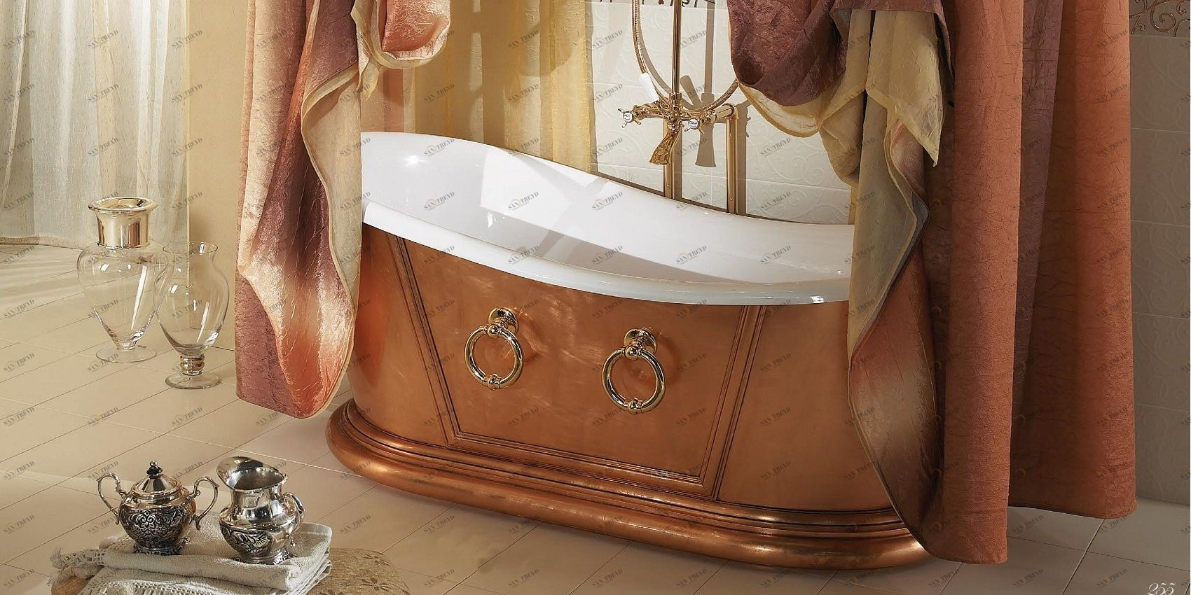 Ванна отдельно стоящая 99108 LINEATRE Elegance