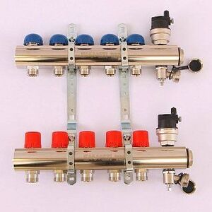 Колл. группа EMMETI TOPWAY 1"xМ 24 х19 5 выходов с термостатическими вентилями