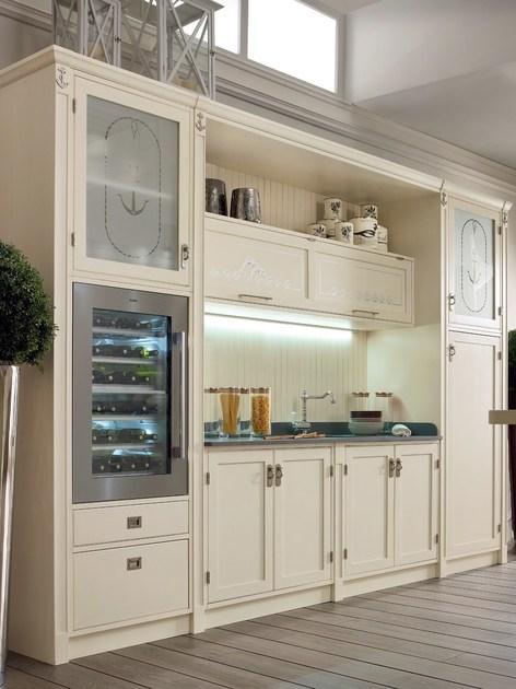 Caroti Кухня из лакированной древесины с островом  Prop. 847  - Вид №13