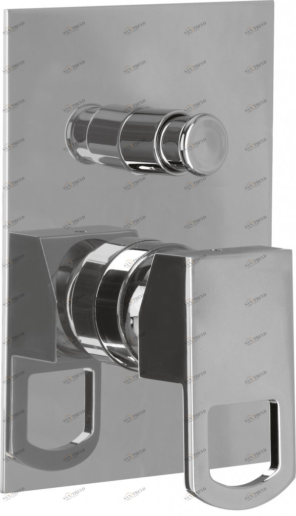 Встраиваемый однорычажный смеситель для душа с переключателем Cezares LEVICO-VDIM-01-Cr