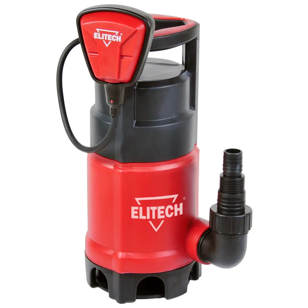 Насос погружной дренажный для грязной воды Elitech НПФ 1100, 15000 л/ч 88294339 STLM-2089268 