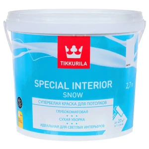 Краска Tikkurila Special Snow цвет белый 2.7 л