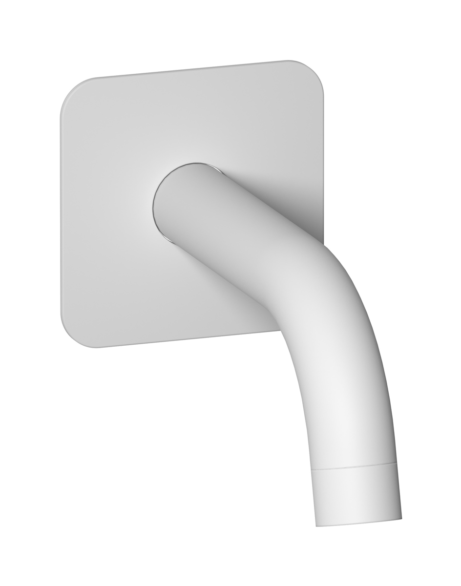 Настенный излив для ванны WE ARE IB mt327bo_22 Matt White MilanoTorino 