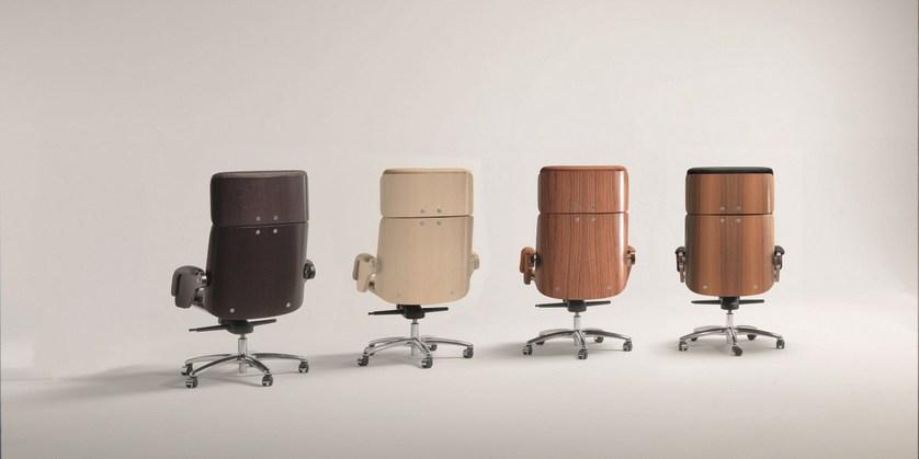 ARTOM by Ultom Поворотное кожаное кресло руководителя с высокой спинкой Nesi sun-id-1367339 - Вид №4