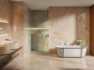 Напольное / керамогранит с эффектом оникса