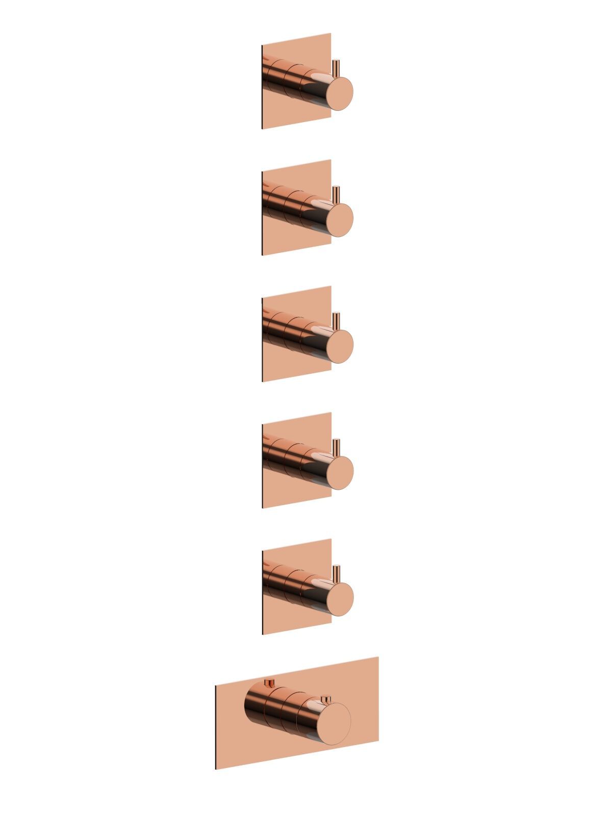 Термостатический смеситель для душа с 6 отверстиями Rubinetterie Frattini отдельная эстетика ARCH-00027128 - Вид №22