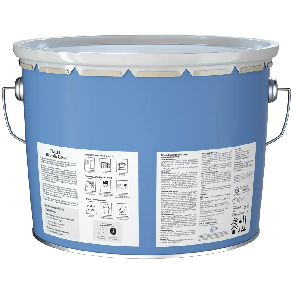 Фасадная краска Tikkurila Pika-Teho Classic для деревянных поверхностей 89350879 STLM-0856961 - Вид №1