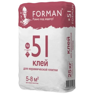 Клей для плитки Forman 51 25 кг