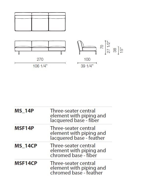 Съемный диван CAPPELLINI Cap Martin Sunset ARCH-00087904 - Вид №25