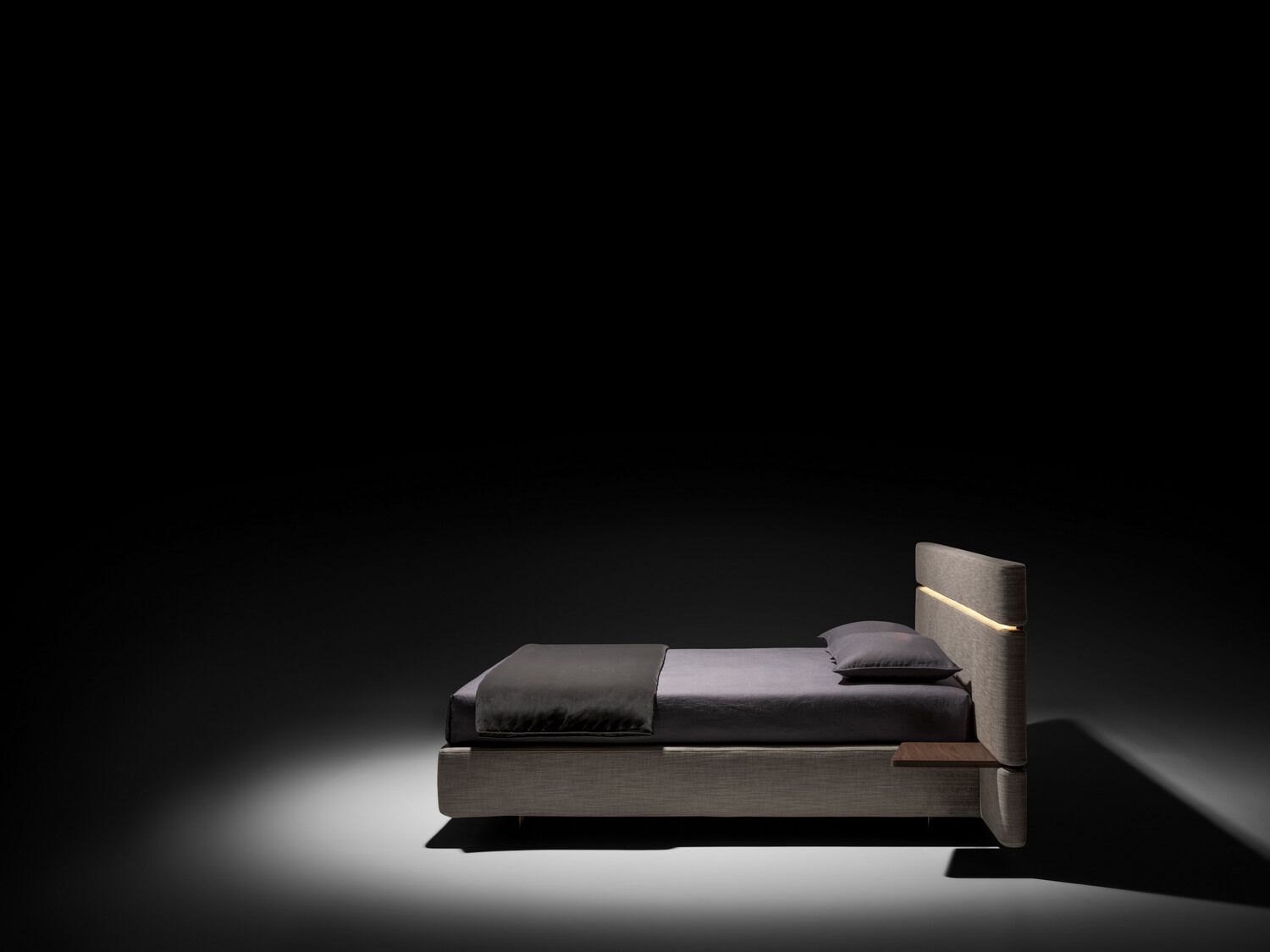 Двуспальная кровать из ткани со встроенным освещением Twils Infinito ARCH-00135052 - Вид №1