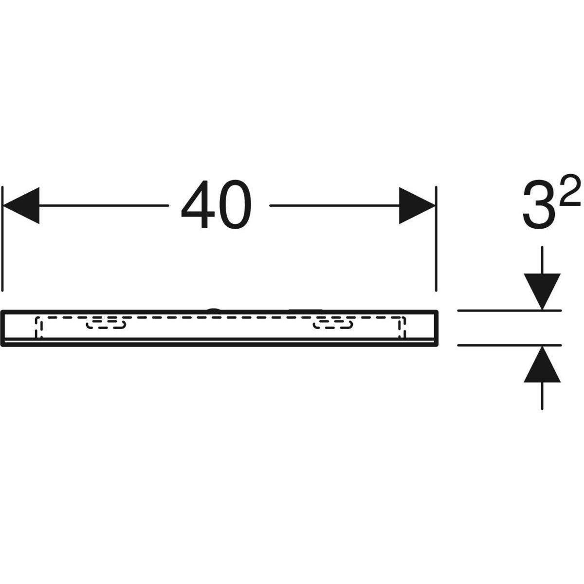 Зеркало со встроенным настенным освещением для ванной комнаты Geberit Option ARCH-00060536 - Вид №2