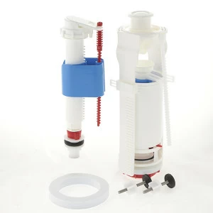 Арматура Ани Пласт с нижней подводкой 1/2 кнопка белая WC8510 WC8510