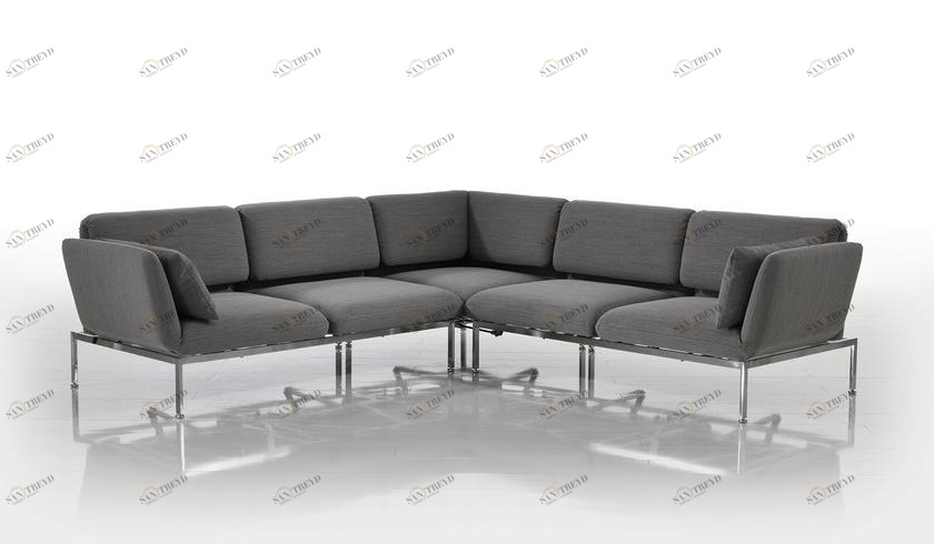 brühl Угловой диван-трансформер из ткани Roro sun-id-1353165