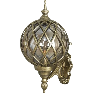 Настенный светильник уличный Elektrostandard "Sirius" 1хЕ27х60Вт, чернёное золото