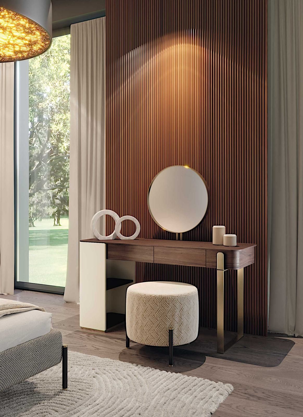 Двуспальная кровать из ткани с мягким изголовьем Capital Collection MayFair ARCH-00078313 - Вид №3