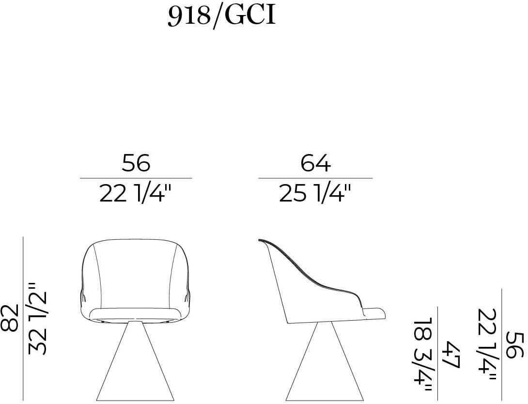 Potocco Стул с обивкой и подлокотниками Lyz 918 gci - Вид №3