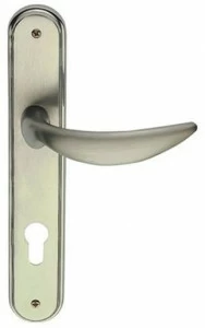 Pasini Ручка из латуни на пластине с накладкой Katana 3480