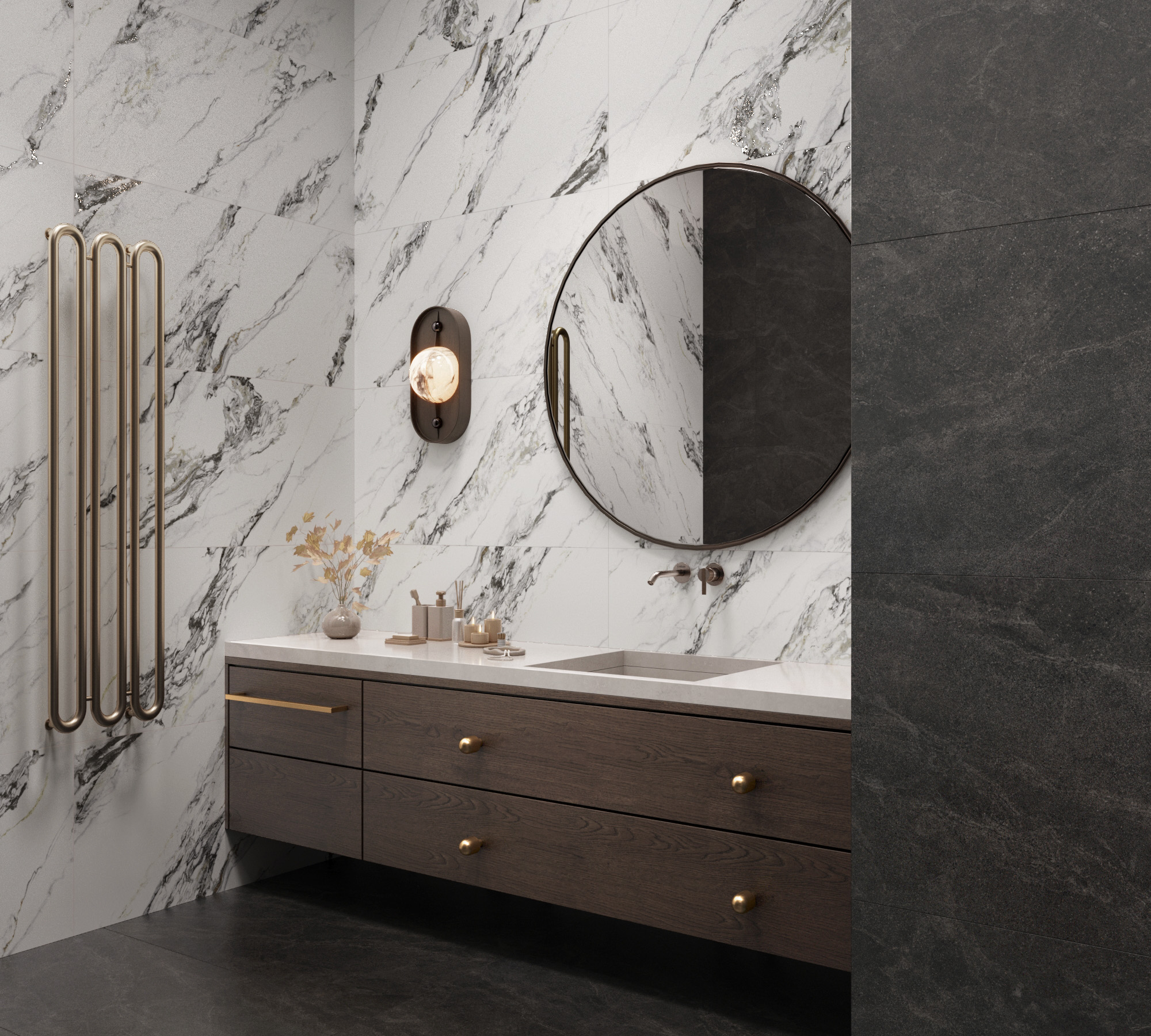 Керамогранит LUCIDO WHITE 60х120 Creanza BS1003-A