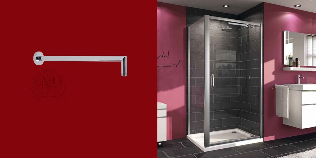 Кронштейн душевой MIGLIORE Ricambi ML.RIC-36.106.CR, хром, 400 мм  - Вид №2