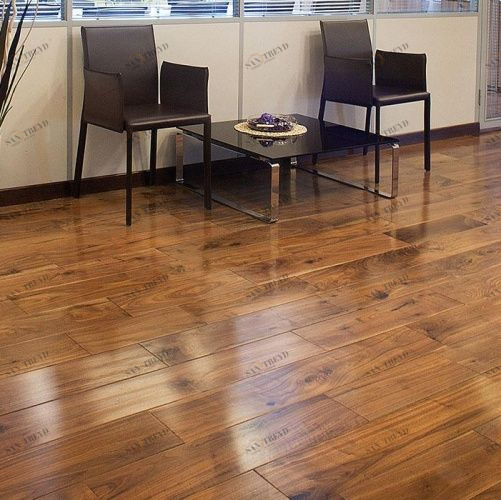 Массивная доска Magestik floor Под лаком (экзотика) (300-1820)x127x18мм Орех американский Натур (Гладкая) 300-1820х127 мм MGK Magestic floor 2600300142