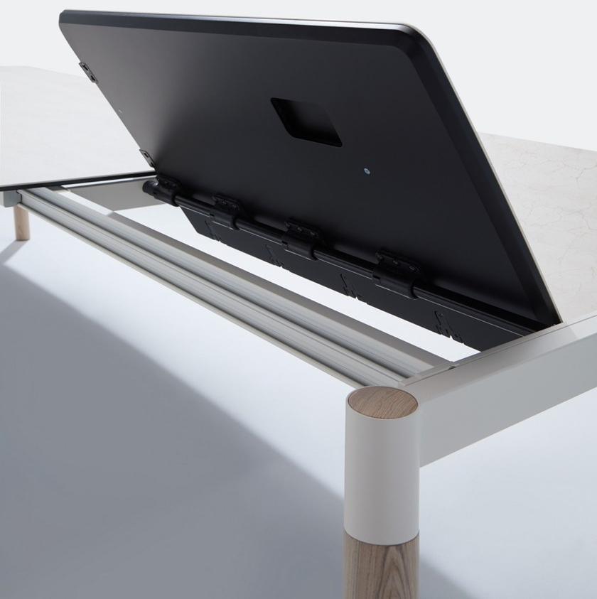 MOBLIBERICA Раскладной прямоугольный керамический обеденный стол Köln sun-id-1480992 - Вид №6