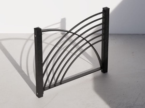 Ограждение из оцинкованной стали