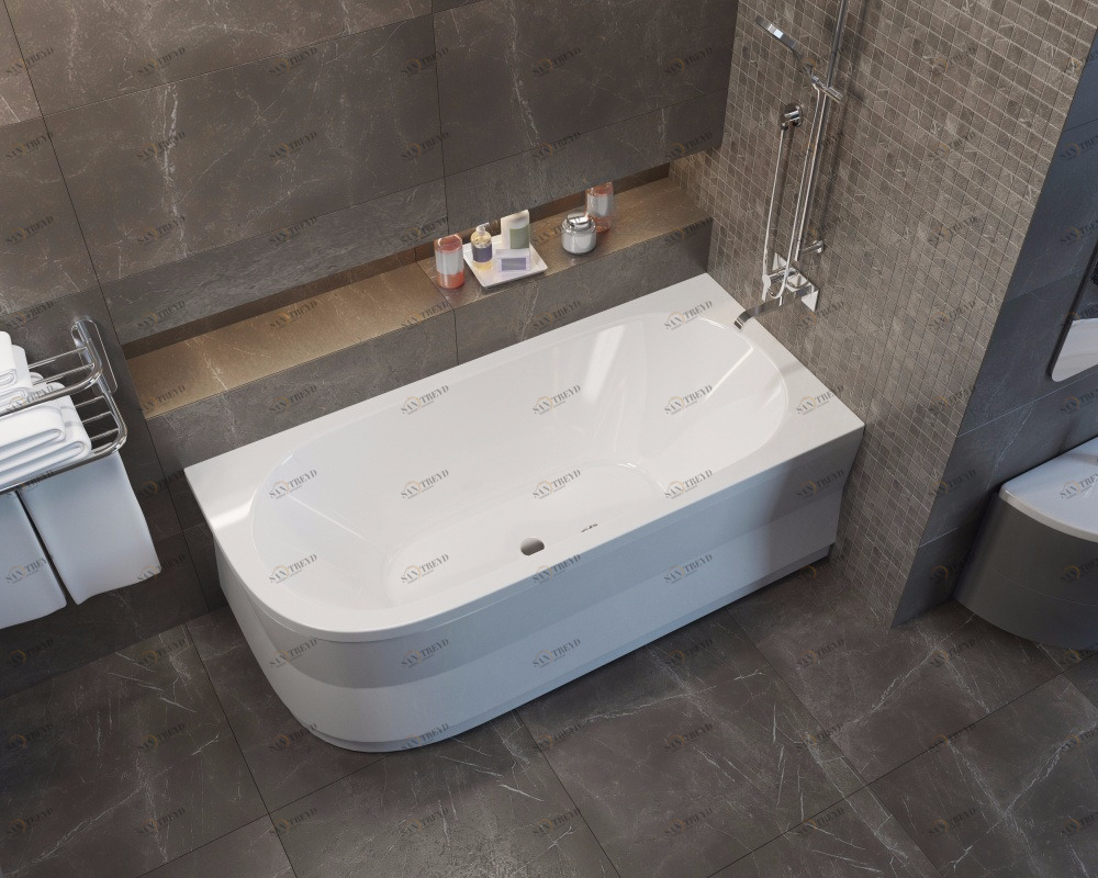 Акриловая ванна ALPEN Astra 165x80 R 34611