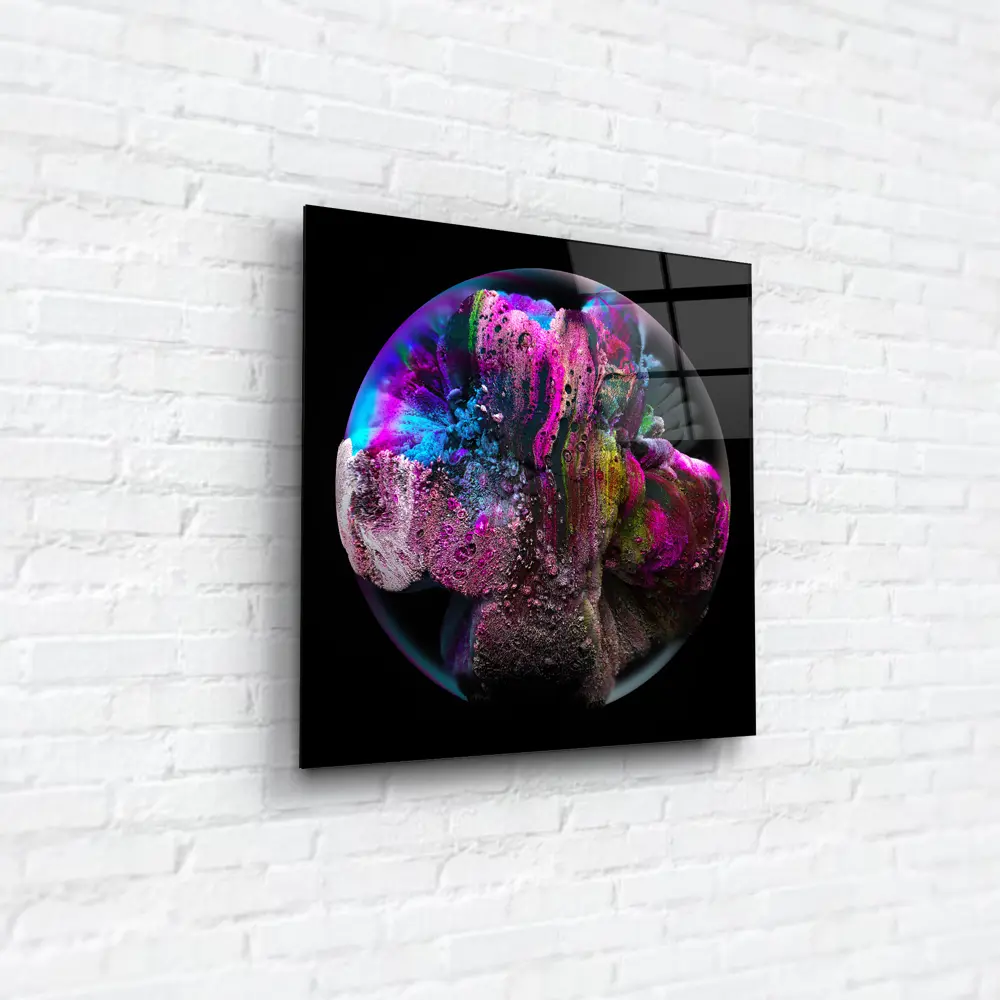 Картина на стекле «Космо» 40x40 см цвет фиолетовый 82977320 STLM-2126550 ARTABOSKO  - Вид №3