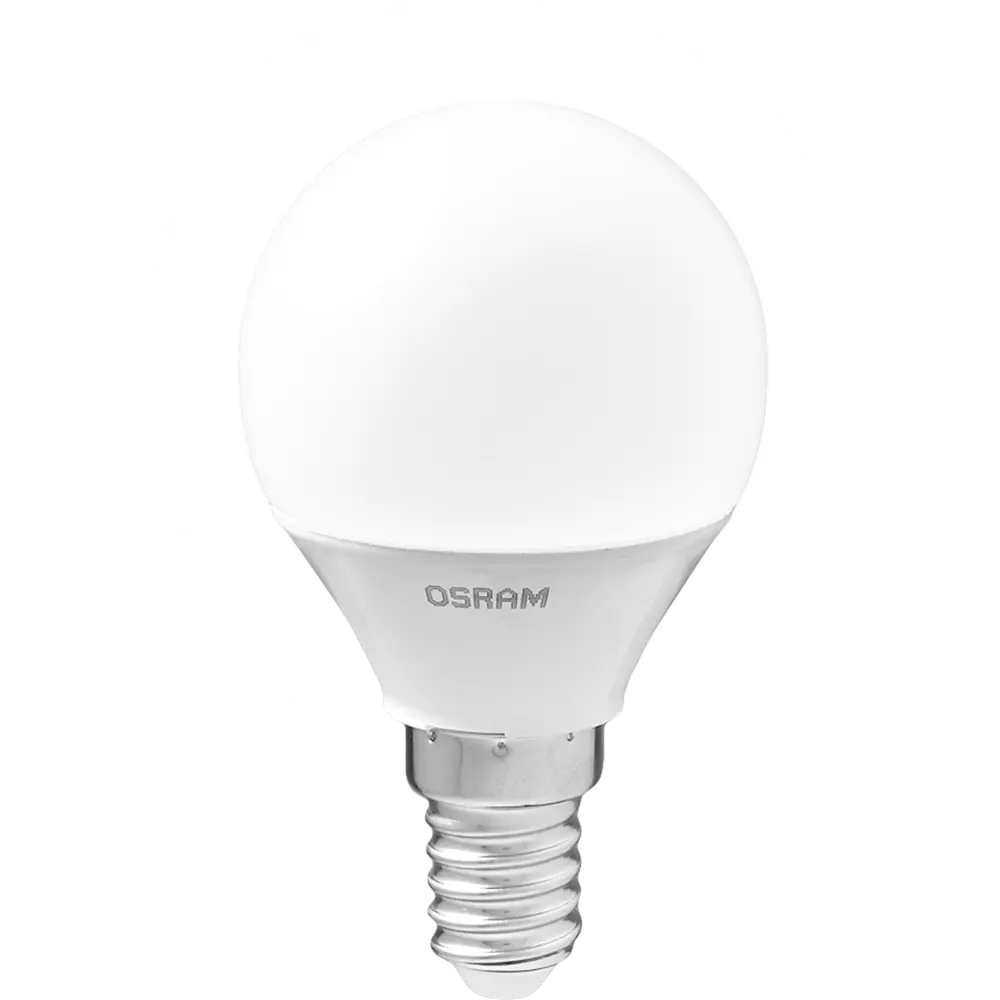 Лампа светодиодная Osram диммируемая E14 4.5 Вт/827 шар 470 Лм 82911408 STLM-2018675  - Вид №1